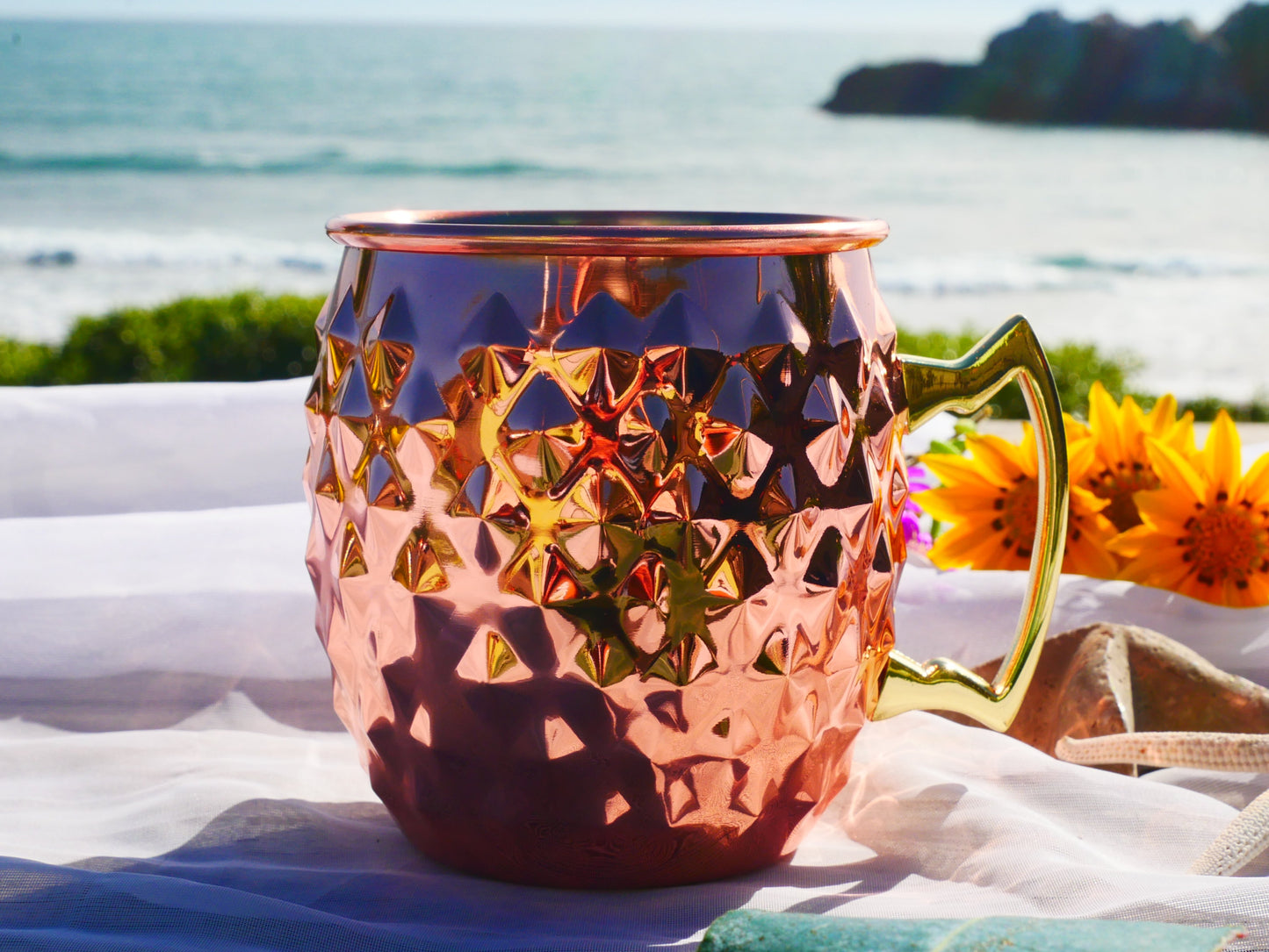 Copper Pineapple Mug