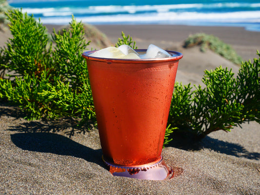 Copper Cocktail Glass