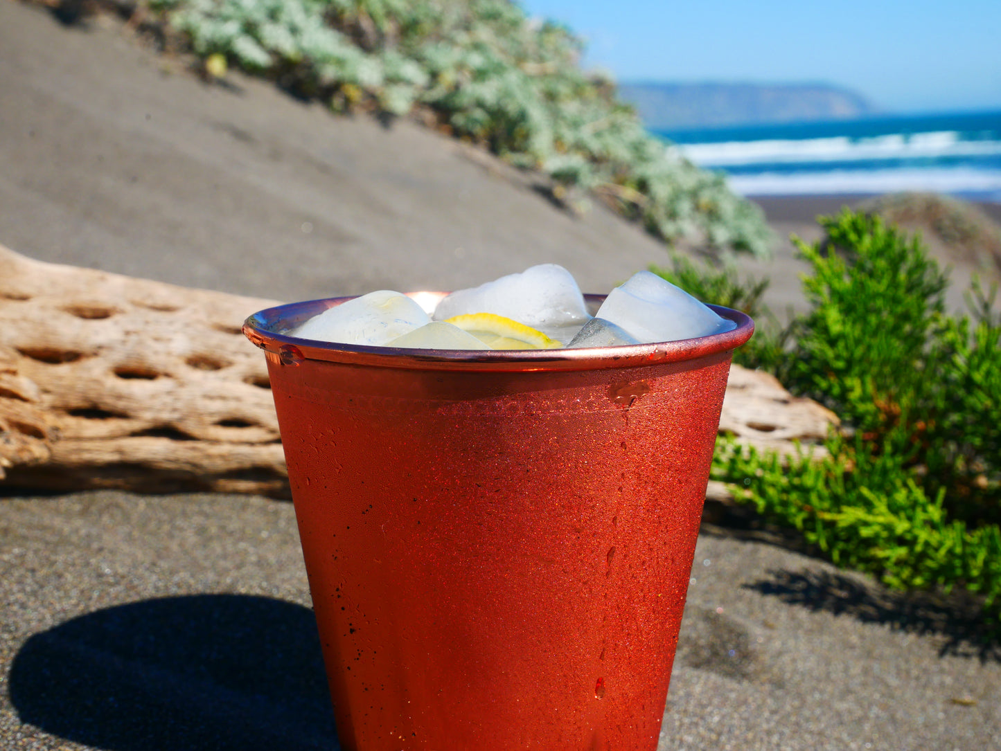 Copper Cocktail Glass